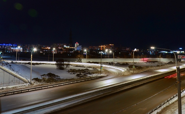 Освещение дорожной развязки Освещение дорожной развязки