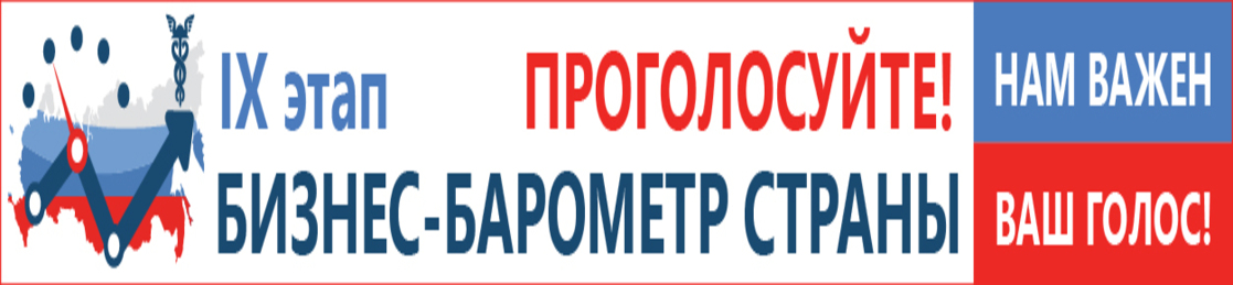 Опрос в рамках реализации специального проекта ТПП РФ «БИЗНЕС-БАРОМЕТР СТРАНЫ», девятый этап 